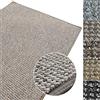 casa pura Tappeto Salotto Pelo Corto - Tappeti Soggiorno, Sala, Camera da Letto, Interno Casa, in 4 tonalità, Effetto Chiaro-Scuro, Antimacchia - 200x350 - Grigio-Beige