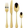 SAMBONET - Servizio 24 Pz Monoblocco Royal Pvd Gold