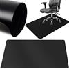Ruhhy Tappetino universale per sedia da ufficio, 100 x 140 cm, colore: nero