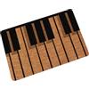 Widybord Zerbino per porta d'ingresso con di pianoforte, note musicali, per interni ed esterni, facile da usare, 45 x 75 cm