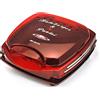 Ariete 185 Hamburger Maker, Macchina per fare hamburger, 1200 W, Piastre antiaderenti, Spia pronto, Rosso