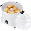 GAOUSD Pelapatate elettrico 85 W Macchina per sbucciare le patate con coperchio trasparente e lama in acciaio inox, per verdure secche e patate