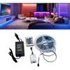 TOT ELECTRIC Kit completo striscia led RGB 5 metri 24V 16W 5050 con telecomando trasformatore strip impermeabile esterno