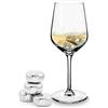 Pulltex Raffredda vino by Pulltex - 4 cubi di ghiaccio in acciaio inox - Wine Ice Cube