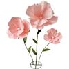 F Fityle Fiore Artificiale Allestimento per Matrimoni Decorazione per Palcoscenico Oggetto di Scena per Fotografia con Fusto in Ferro Adatto per Fiere, Rosa