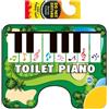 Generico Tappetino Da Bagno Per Pianoforte - Tappetino Per WC Antiscivolo 50x40 Cm Con Suono, Pavimento Con Tastiera Elettronica Interattiva | Divertente Tappeto Musicale Da Bagno Con Vasino Per Bambini, Che G
