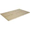 Marvin Spianatoia in Legno di Betulla Naturale Asse per Pasta Impastare e Stendere, Tagliere, Spessore 9mm, Con Gradino per Tavolo da Lavoro Realizzata in Italia (ASSE 85X48 cm)