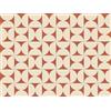 VINILIKO Design | Tappeto Vinilico Vintage Retro Terracotta 100x133 cm - Interno ed Esterno, Antiscivolo, Impermeabile, Lavabile - Vinile Soggiorno, Terrazza
