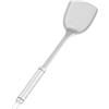 Generic Utensili in silicone Puro Titanio Spatola Pentole Utensili da Cucina Set di Utensili da Cucina Accessori da Cucina Pala Wok Spatola Manico Lungo Pala Cucchiaio Wok (Grigio Chiaro, Taglia Unica)
