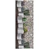 ALFOMBRAS IBERIA | Tappeto in vinile per corridoio, cucina o soggiorno, antiscivolo, disponibile in diverse misure | Colore: stampa/cactus (52 x 250 cm)