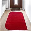 Teppich-Traum Morbido tappeto lavabile con angoli arrotondati - rosso, 80x150 cm