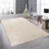 Teppich-Traum Tappeto soggiorno zona ospiti zona notte zona pranzo easy-care fluffy effetto fiocco alto-basso in beige, 120 x 170 cm