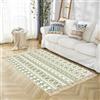 Tomifine Tappeto da Cucina, Bohémien Tappeti con Nappe Tessuto Lavabile Antiscivolo Tappeto per Ingresso, Soggiorno, Camera da letto (80x160 cm,A01)