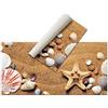 NivellPublicitari Tappeto vinilico - (80 x 40 cm Spiaggia) - Tappeto cucina, bagno, soggiorno, camera da letto - Antiscivolo - In gomma spugna e fondo in PVC