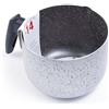 OISE ART STORE Trade Shop - Pentolino Bollilatte Antiaderente ø 14 Cm con Manico Nero Utensile per Cucina 056167 -
