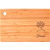 MASTERLASER3.0 Tagliere in legno Personalizzato, da Cucina Professionale in bambù, rettangolare, 30x20 cm, personalizzabile con nome, iniziali e data, migliore idea regalo (NOMI)