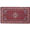 SpazioTessile Tappeto Arredo Cotone Leggero Antiscivolo Motivo Persiano 3 Colori 11 Misure 00P (Rosso, 85x150)