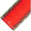 Olivo Tappeti OLIVO.shop Tappeto natalizio passatoia interno ed esterno, Passatoia rossa natalizia a metraggio su misura larga 1 metro per eventi ed allestimenti natale JINGLE ROLL (DECOR, 3 metri)