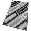 emmevi Tappeto Bagno Moderno Morbido Soffice Assorbente Asciugapassi Antiscivolo Lavabile 50x80 Cm Nero