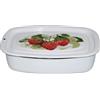 rukauf Contenitore smaltato ovale con coperchio 1 litro smaltato per salsa Holodez Cholodez Aspik Холодем