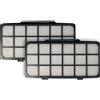 vhbw 2x filtro post-motore compatibile con Rowenta Silence Force Animal RO7260, RO7260EA aspirapolvere - filtro aria di scarico EPA