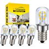 Ruiandsion 5 PCS E14 AC/DC 24V LED Lampadina T18S 2W 1200 Lumen, piccola vite Edison SES, luce bianca calda per camper, caravan, barche, lampade solari