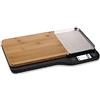 SHIMOMURA TAGLIERE IN LEGNO DA CUCINA CON BILANCIA DIGITALE DI PRECISIONE INTEGRATA 1g 5Kg