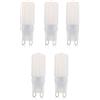 Kovalmax® 5x Lampadine LED G9 2.5W Luce Naturale 4000K 200LM 220V per Interni