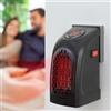 CELLUSTOP Riscaldamento supplementare con presa per bagno - Radiatore supplementare Soffiante - Mini riscaldamento portatile per presa - Termostato Timer Display LED - Temperatura: 15-32 ℃ - 400 W