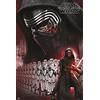 empireposter Star Wars EP7 Kylo Ren Mask Episode7 Poster Plakat Größe 61x91,5 + Wechselrahmen, Shinsuke® Maxi Kunststoff Schwarz, Acryl-Scheibe
