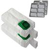 MohMus Kit 12 Sacchetti per aspirapolvere + 6 Profumi adatti per Vorwerk Folletto VK 140 150 - VK140, VK150 - FP 140 150 - FP140/150 - con microfibra speciale