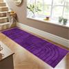 Siunwdiy Tappeto da Cucina Passatoia Antiscivolo,Tappeto Cucina Lavabile Astratto 1.6 Metri Viola Tappeto Cucina LungoTinta unita Tappeto Corridoio Runner Per Casa Cucina,Camera，40x160cm