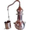 LUSA Distillatore di rame con colonna indipendente. Speciale per distillare piante (1,5 litri)