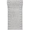 Mazovia Tappeto Cucina - Effetto Sisal Tappeti Cucina - Tappeto per Cucina, Ingresso, Salotto Pelo Corto - Certificato Oeko-Tex - Cura facile - In-& Outdoor - Grigio Argento 70 x 350 cm