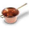 Trentiner Paiolo da polenta in rame con manico ottone diam. 23 cm