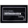 Olivo Tappeti OLIVO.Shop | FUNNY Loading Zerbino asciugapassi 45x75 cm antiscivolo con scritte originali bianco nero idea regalo