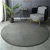 PALVIT Tappeto rotondo Area, 180 x 180 cm, morbido e soffice, grande tappeto per soggiorno e cucina, tappeto spesso per camera da letto, comodino con retro antiscivolo, lavabile in lavatrice