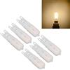 Atyhao Lampadina a LED, Protezione per gli Occhi Dimmerabile Dissipazione Rapida del Calore Risparmio Energetico 6pcs Piccola Lampadina G9 5W per Lampada da Soffitto per Lampada da (Luce calda 220V)