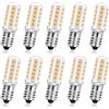 Ruiandsion 10pcs Lampadina LED E14 3W AC 200-240V Bianco Caldo, Equivalente a 30W Lampada Alogena con Attacco a Vite E14, Dimmerabile per Luci a Candela, Soffitti, Lampadari e Luci per Sale