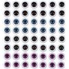 PH PandaHall 80 pz Occhi Realistici 10mm Bulbi Oculari Semicircolari 4 colori Occhio Artigianale Occhio Cavo Acrilico Occhi Finto per Animale di Peluche Amigurumi Decorazioni Feste di Halloween