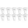 JANDEI - Lampadina LED GU10 da 7 W, luce bianca neutra 4200 K - Confezione da 10-650 lumen, dimmerabile (equivalente a una lampada alogena da 27 W) - Per uso interno - Durata fino a 15 anni