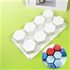 mostsom Stampo per fondente a forma di vaso di fiori, stampi in silicone per piante grasse, stampo per vaso da fiori, stampi per torte a nido d'ape per biscotti, mousse, budino (I_ Ape Nido d'ape)