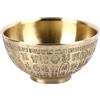 BAOFUYA Altare Stregoneria Rame, Coppa Offerta Buddista, Ciotola Acqua Santa Tibetana, Decorazione Casa, Forniture Rituali Incenso