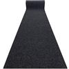 rugsx Zerbino GIN antiscivolo interno esterno antracite 80x420 cm