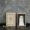 East of India Mini Matchbox Keep your spirits up Halloween Porcellana Ghost, regalo dell'amicizia, regalo ricordo