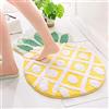 Levinis TAPPETO BAGNO FRUTTA GIALLO MORBIDO ASSORBIENTE ANTISCIVOLO LAVABILE IN LAVATRICE PER Vasca da Bagno Doccia 78.9x48.3 CM