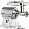 Mahlzeit Tritacarne elettrico in acciaio inox | argento | 450W - 75kg/h | Tritacarne con insaccatrice tagliacarne elettrico