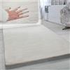 Paco Home Tappeto a pelo lungo per soggiorno in ecopelliccia ultrasoffice, imitazione pelliccia di coniglio in beige, Dimensione:160x230 cm