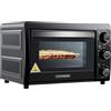 STEInBORG Mini forno, 15 litri, forno per pizza 3 in 1, mini forno, mini forno, teglia per briciole, calore superiore/inferiore, risparmio energetico, 60 minuti