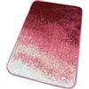 emmevi Tappeto Bagno Camera Sfumato Moderno Morbido Antiscivolo Scendiletto Shaggy mod.THEA 60X120_ROSA
